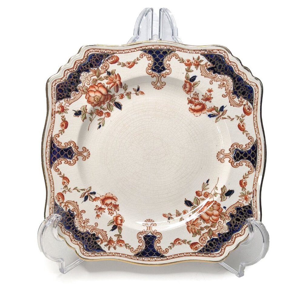 Vintage Royal Winton “Sterling” Bone China Plate Grimswade England Imari Pattern